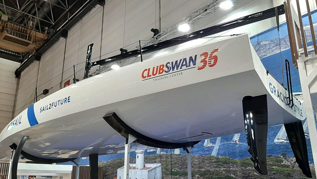 swan yacht club pontoon