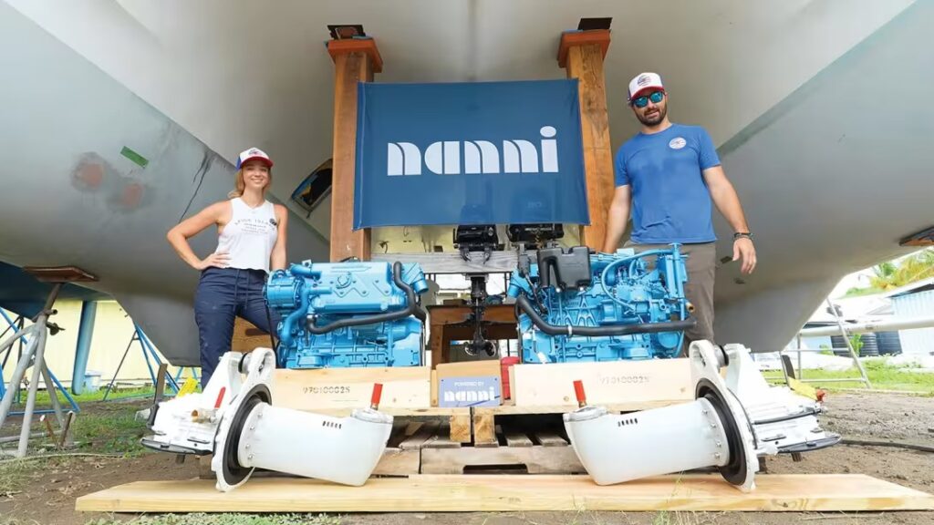 Raf and Sascha from Spear It Animal with new NANNI engines
